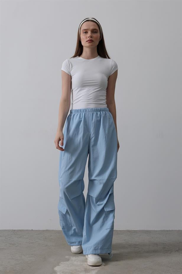 RYN Parachute Cargo Pants - Blue - Zinacantepec