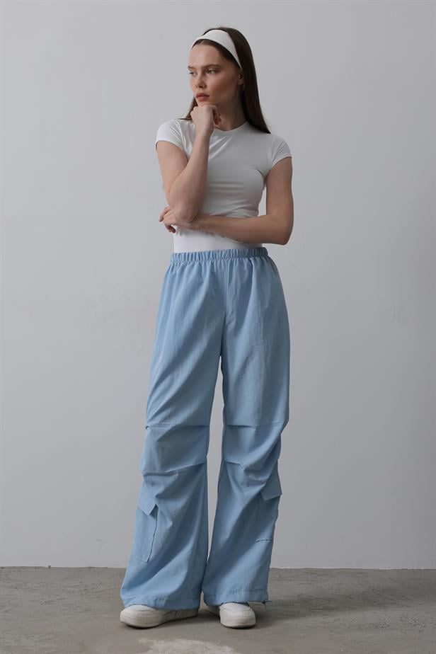 RYN Parachute Cargo Pants - Blue - Zinacantepec