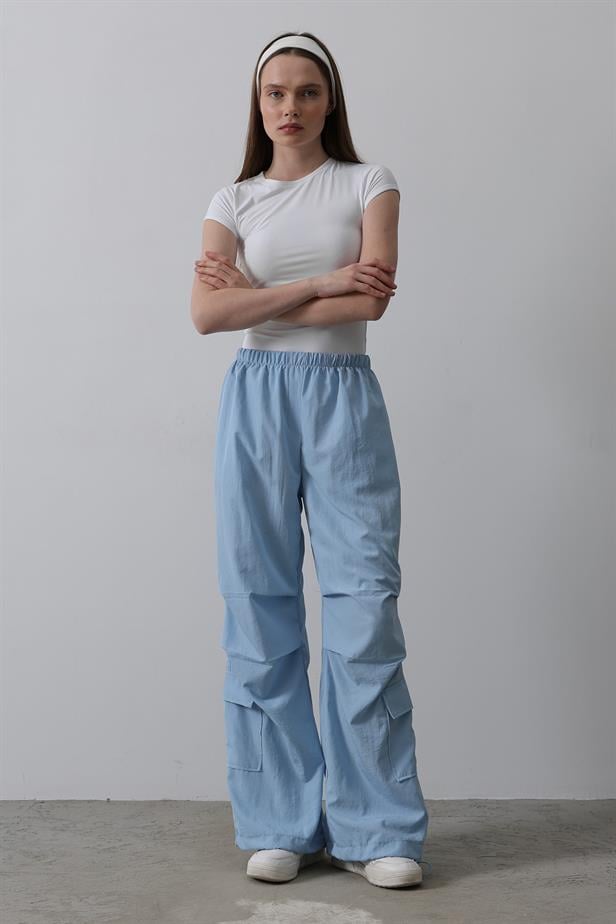 RYN Parachute Cargo Pants - Blue - Zinacantepec
