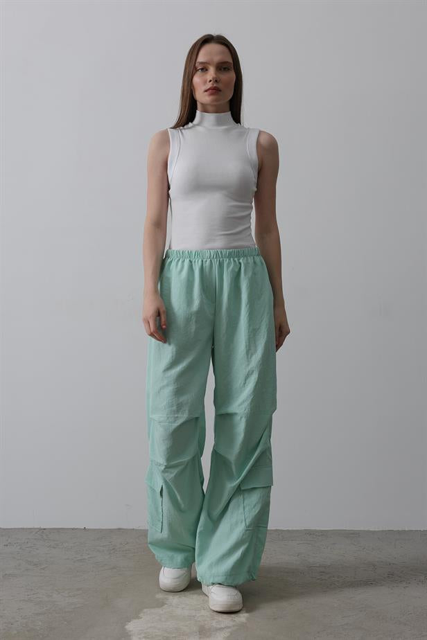RYN Parachute Cargo Pants - Mint - Clifton Park