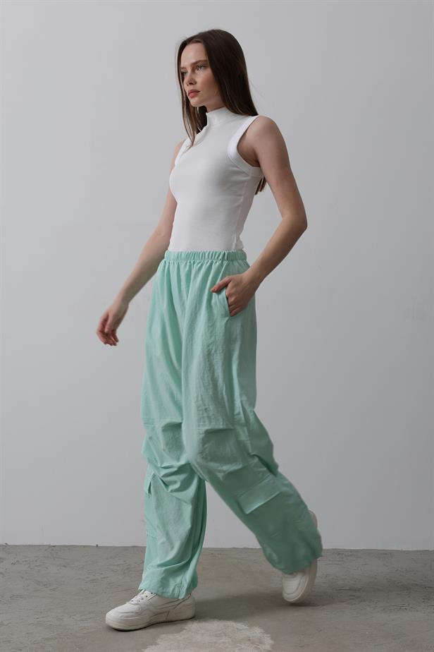 RYN Parachute Cargo Pants - Mint - Clifton Park