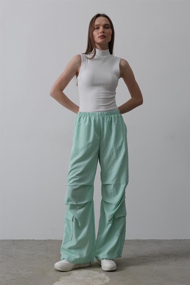 RYN Parachute Cargo Pants - Mint - Clifton Park