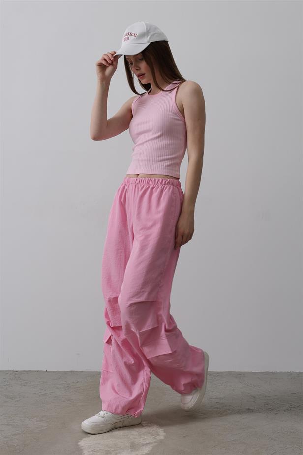 RYN Parachute Cargo Pants - Pink - Concord