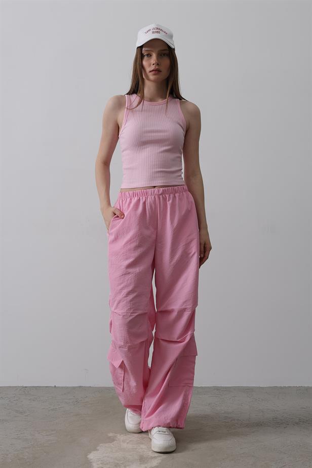 RYN Parachute Cargo Pants - Pink - Concord