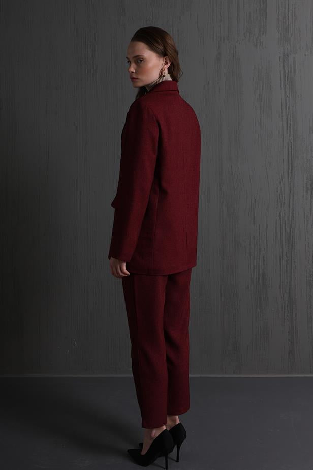 RYN Pencil Classic Pants - Burgundy - Mexico City