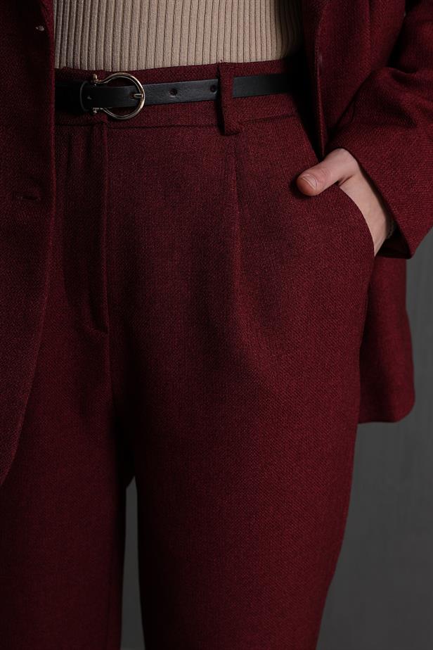 RYN Pencil Classic Pants - Burgundy - Mexico City