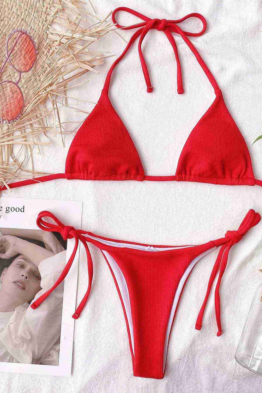 IGR Women Angels Bandeau بيكيني علوي أحمر - Bolingbrook