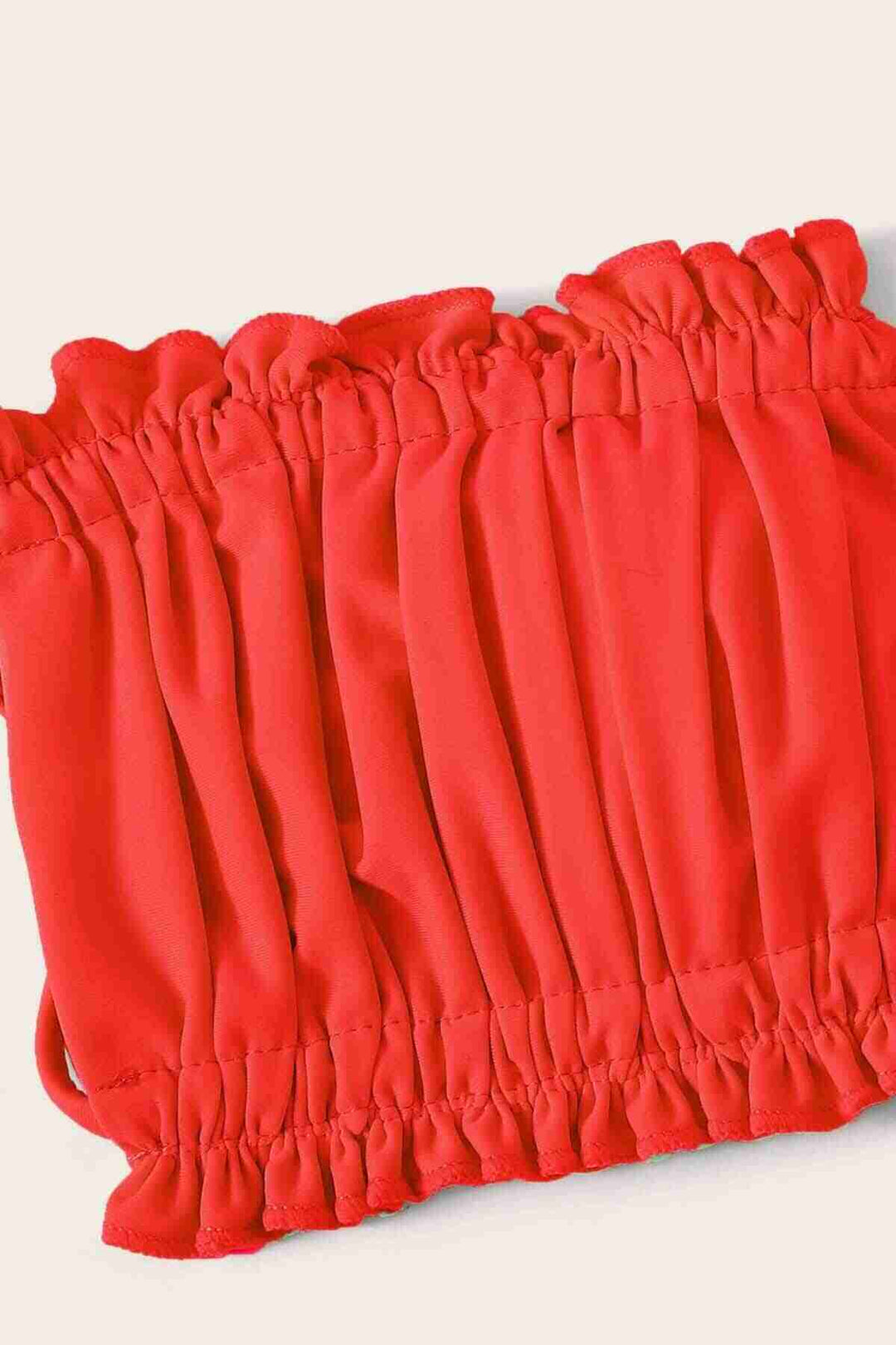 IGR Women Angelsin البرازيل موديل Ruched Tie بيكيني أعلى أحمر - Ciudad Madero