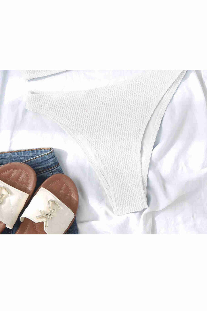 IGR Women Angels Special String Fabric Bikini Bottom White - Evesham
