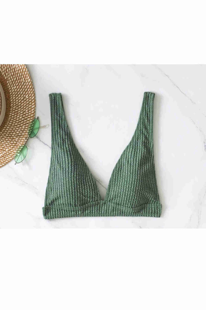 IGR Women Angels Special Fabric بيكيني أعلى أخضر - سوخومي