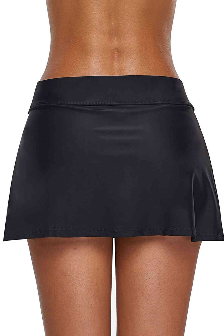 IGR Women Angelsin Skirted Bikini Bottoms All Black - Kyle