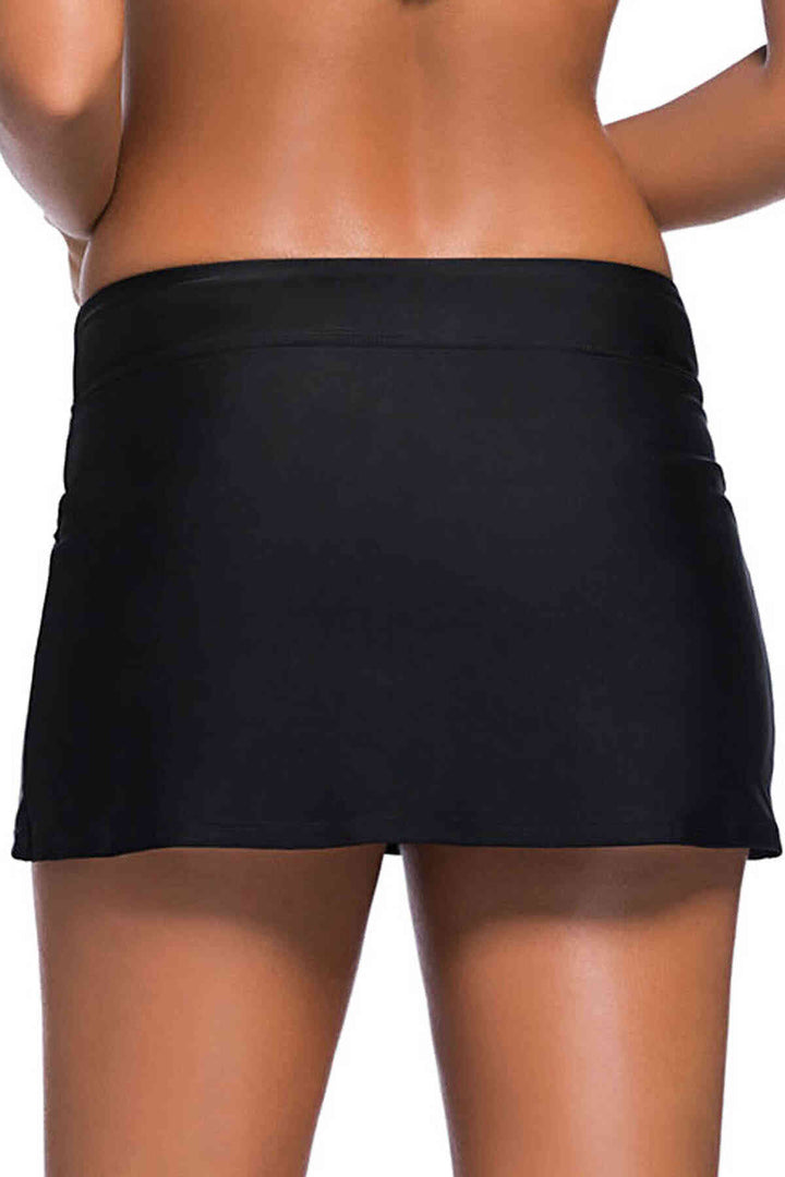 IGR Women Angelsin Skirted Bikini Bottoms All Black - Kyle