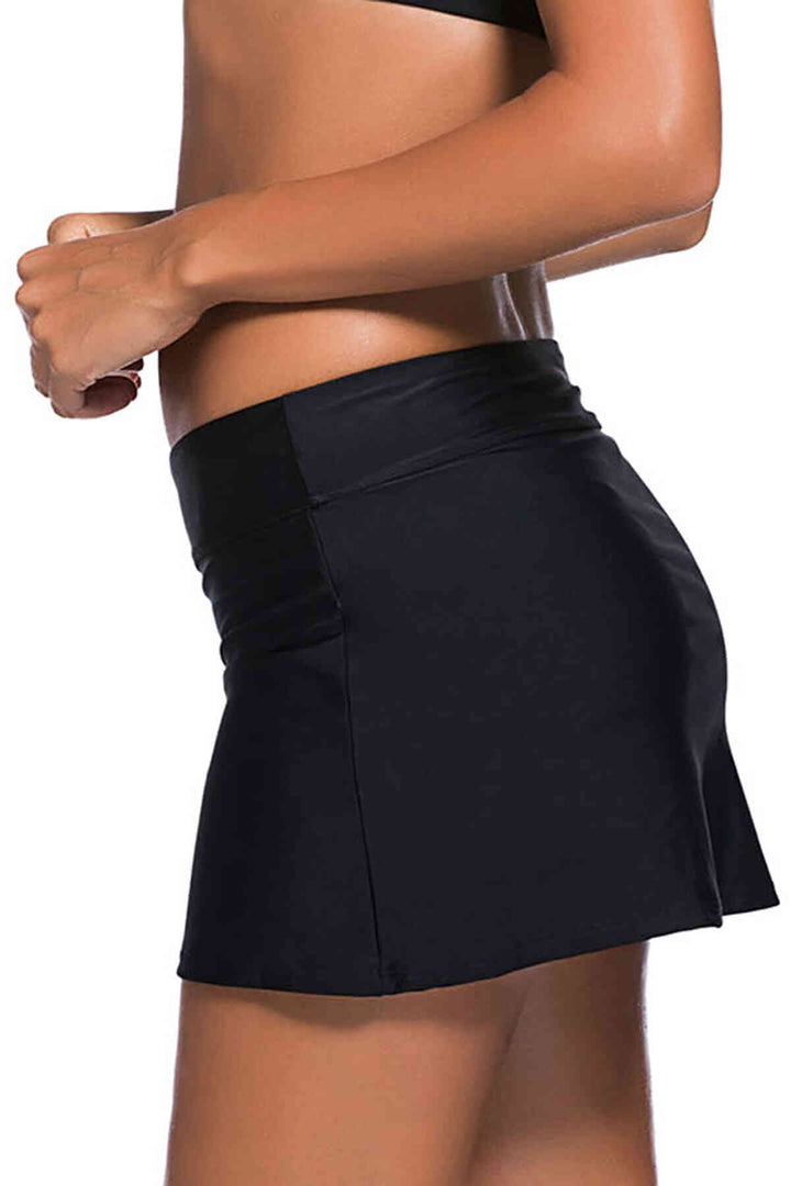 IGR Women Angelsin Skirted Bikini Bottoms All Black - Kyle