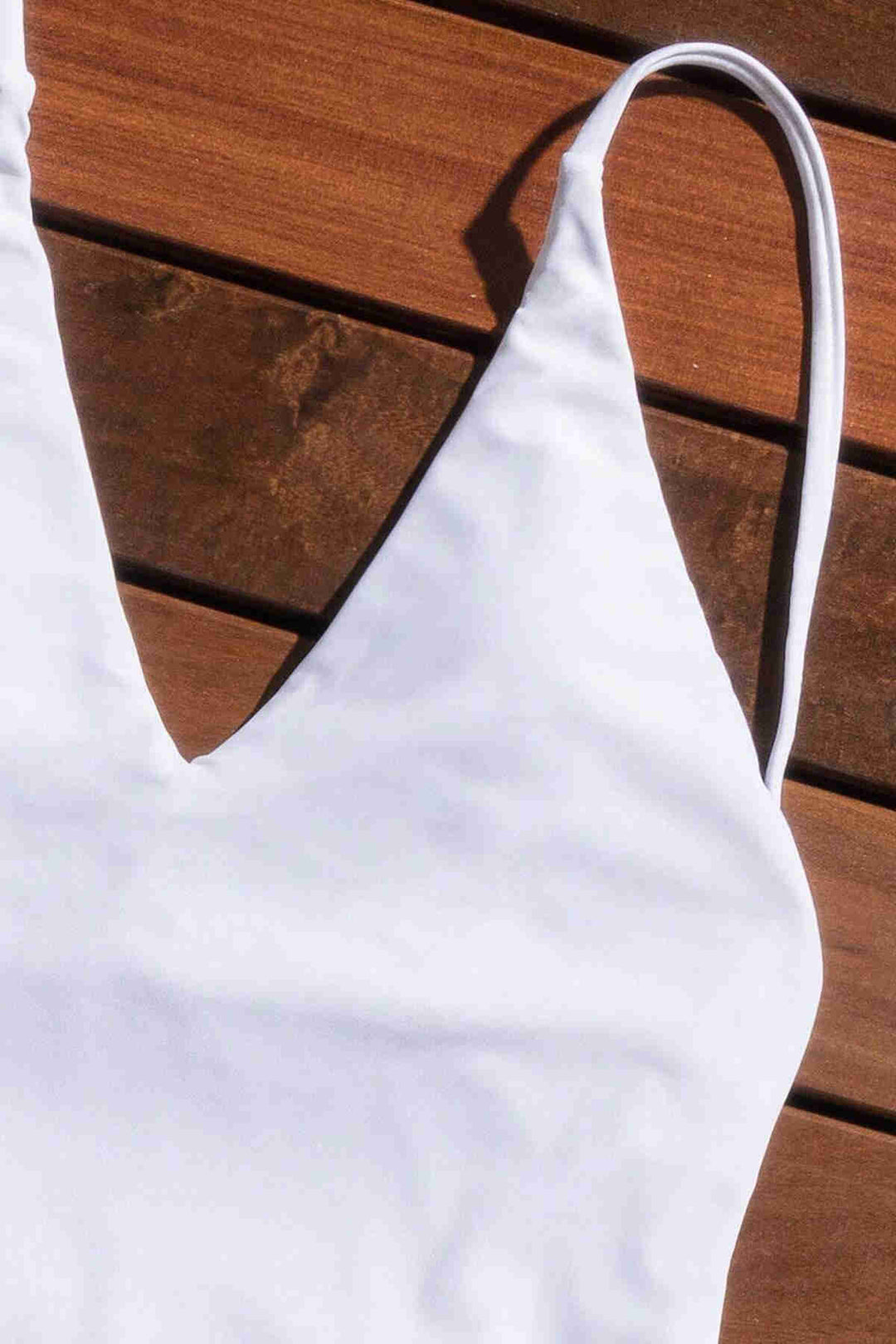 IGR Women Angels V-Neck Backless Brazilian Cut Swimsuit White - Schwäbisch Hall