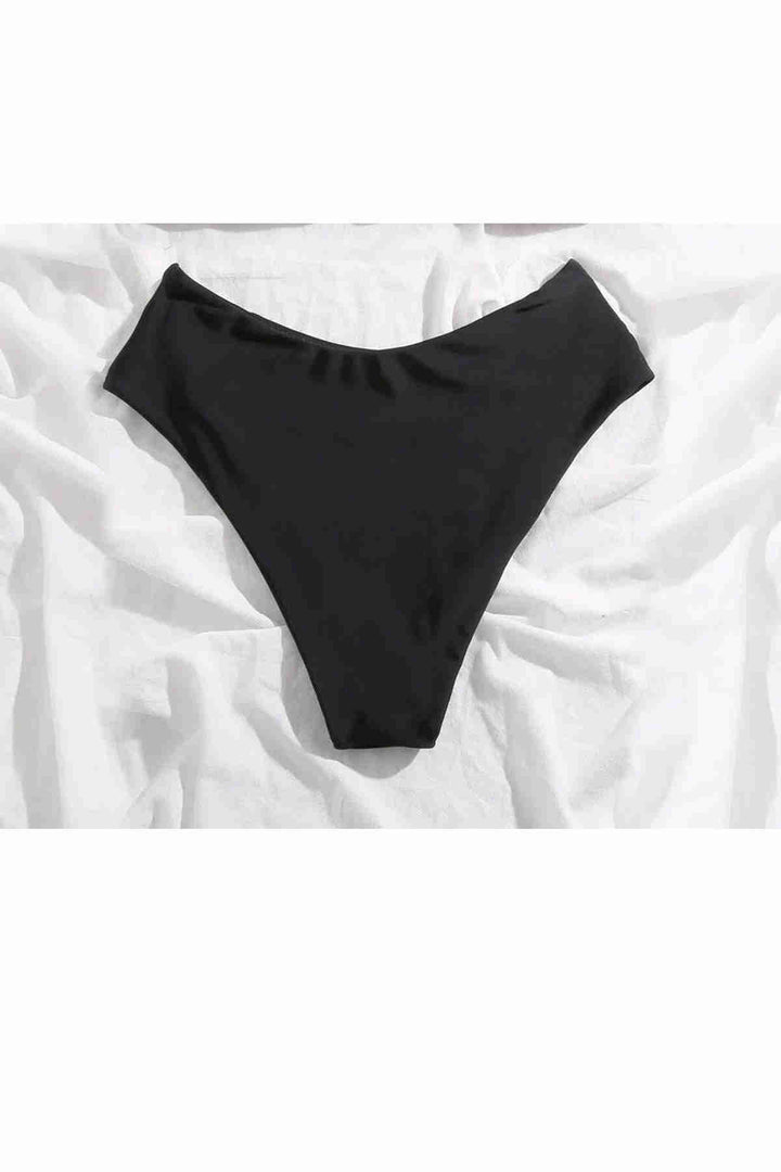IGR Women Angels High Waist Chic Bikini Bottom Black - Northcote
