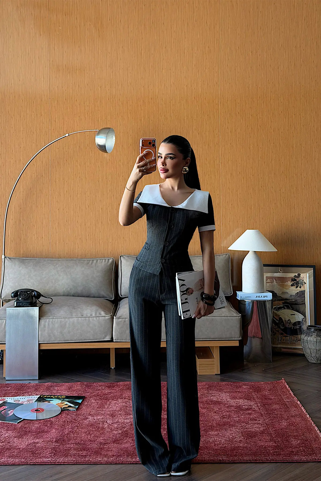 EYY Women Anthracite Pants Set - Yorba Linda