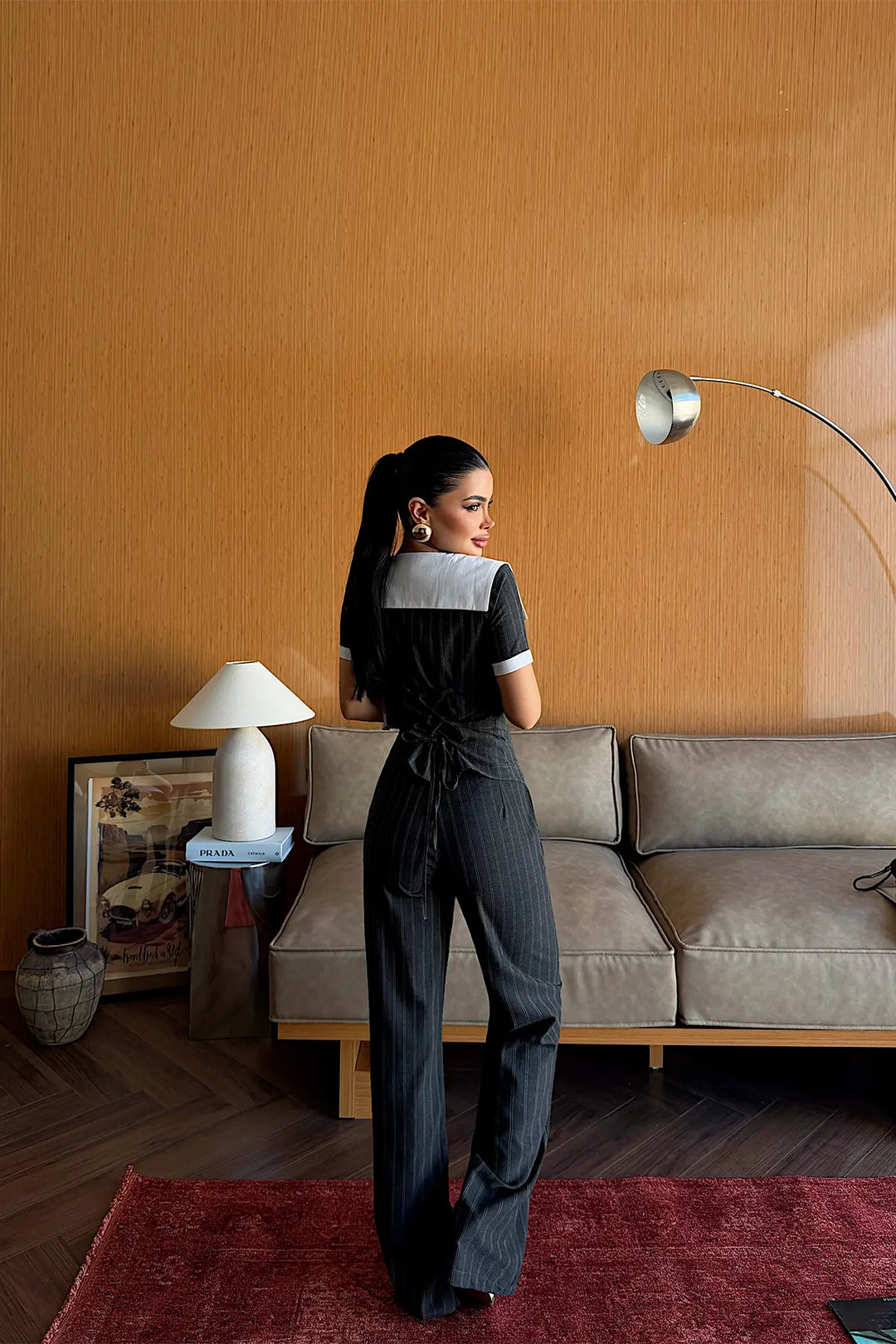 EYY Women Anthracite Pants Set - Yorba Linda