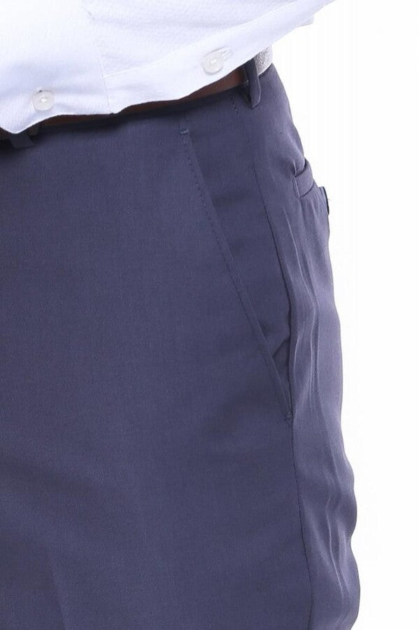WSS Anthracite Slim Fit Plain Men Pants  - Kardítsa