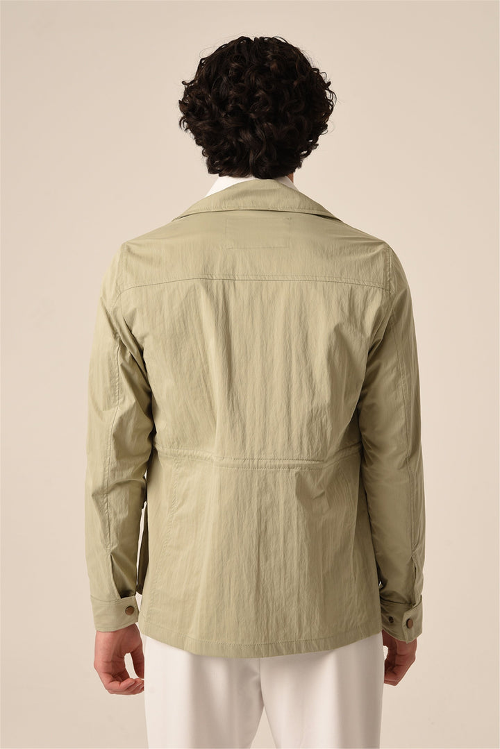 ANT Men's Waist Elastic Detailed Spring Jacket - Eboli
