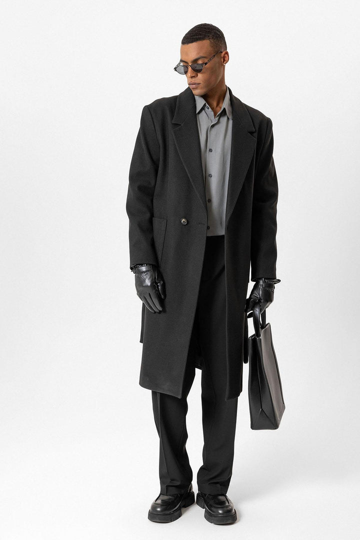 ANT Belted Bag Pocketed Men's Coat - Syracuse
