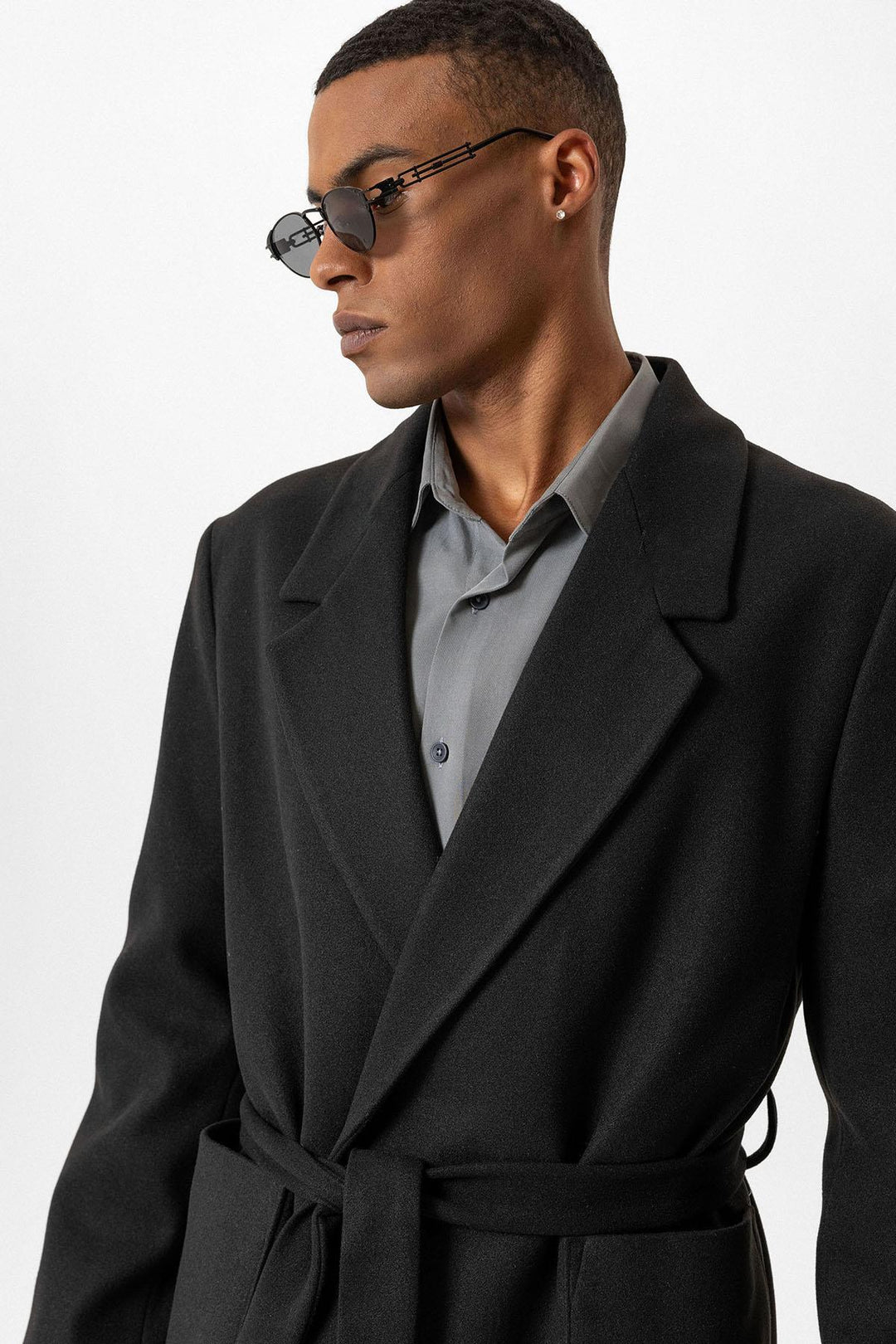 ANT Belted Bag Pocketed Men's Coat - Syracuse