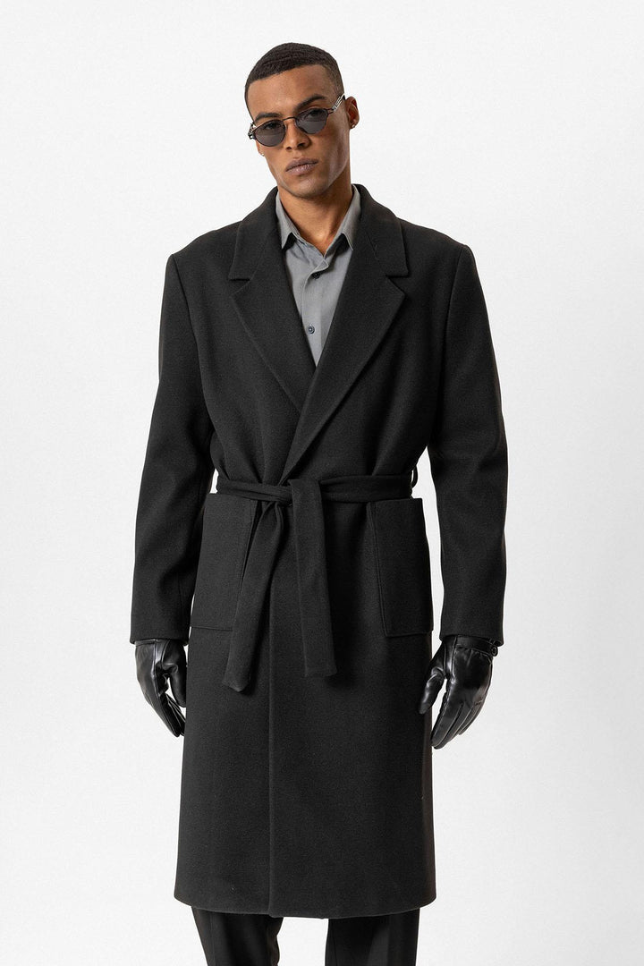 ANT Belted Bag Pocketed Men's Coat - Syracuse