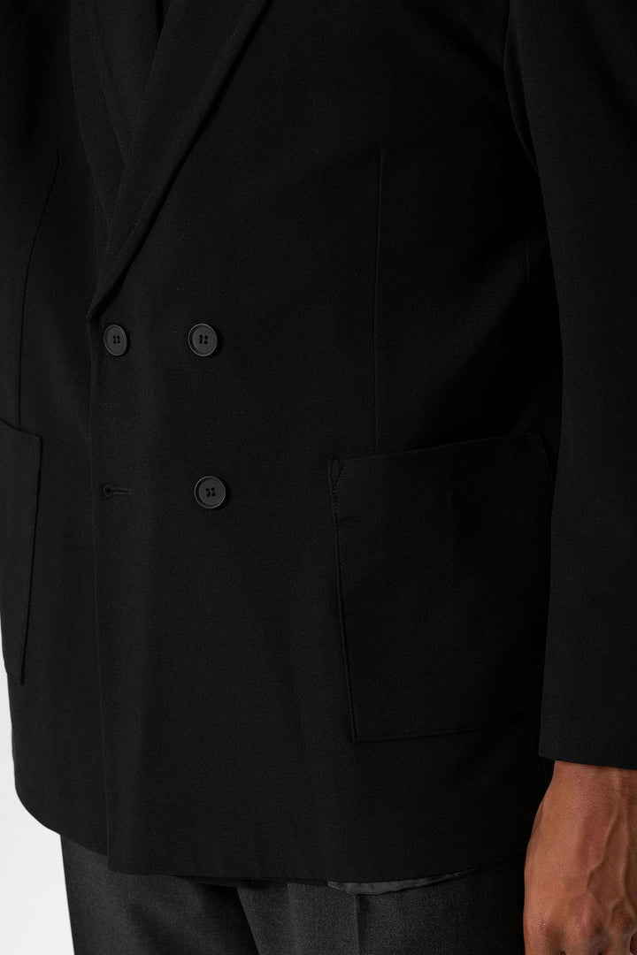 ANT Double Breasted Men's Blazer Jacket with Bag Pocket - Toronto