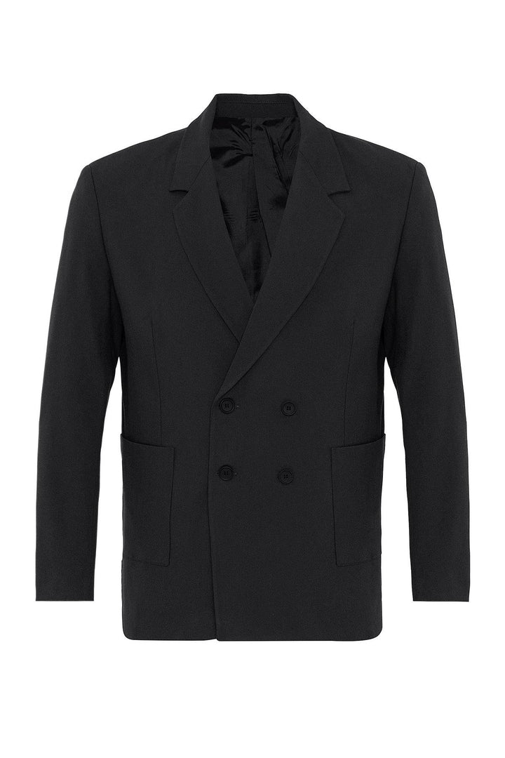 ANT Double Breasted Men's Blazer Jacket with Bag Pocket - Toronto