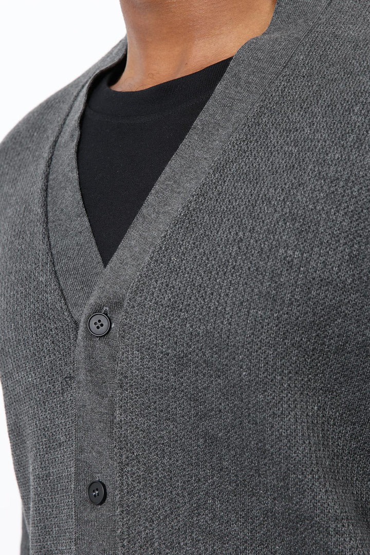 ANT Antioch Antrasit Basic Erkek Hırka - Haverford