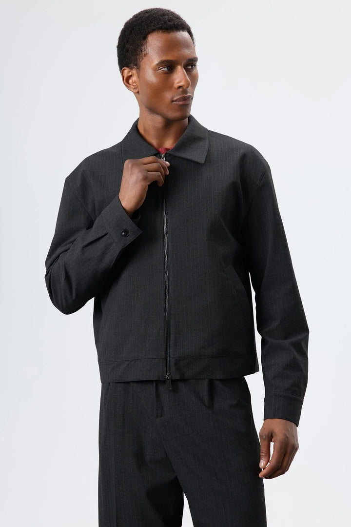 ANT Striped Seasonal Men's Coat - Dunkerque