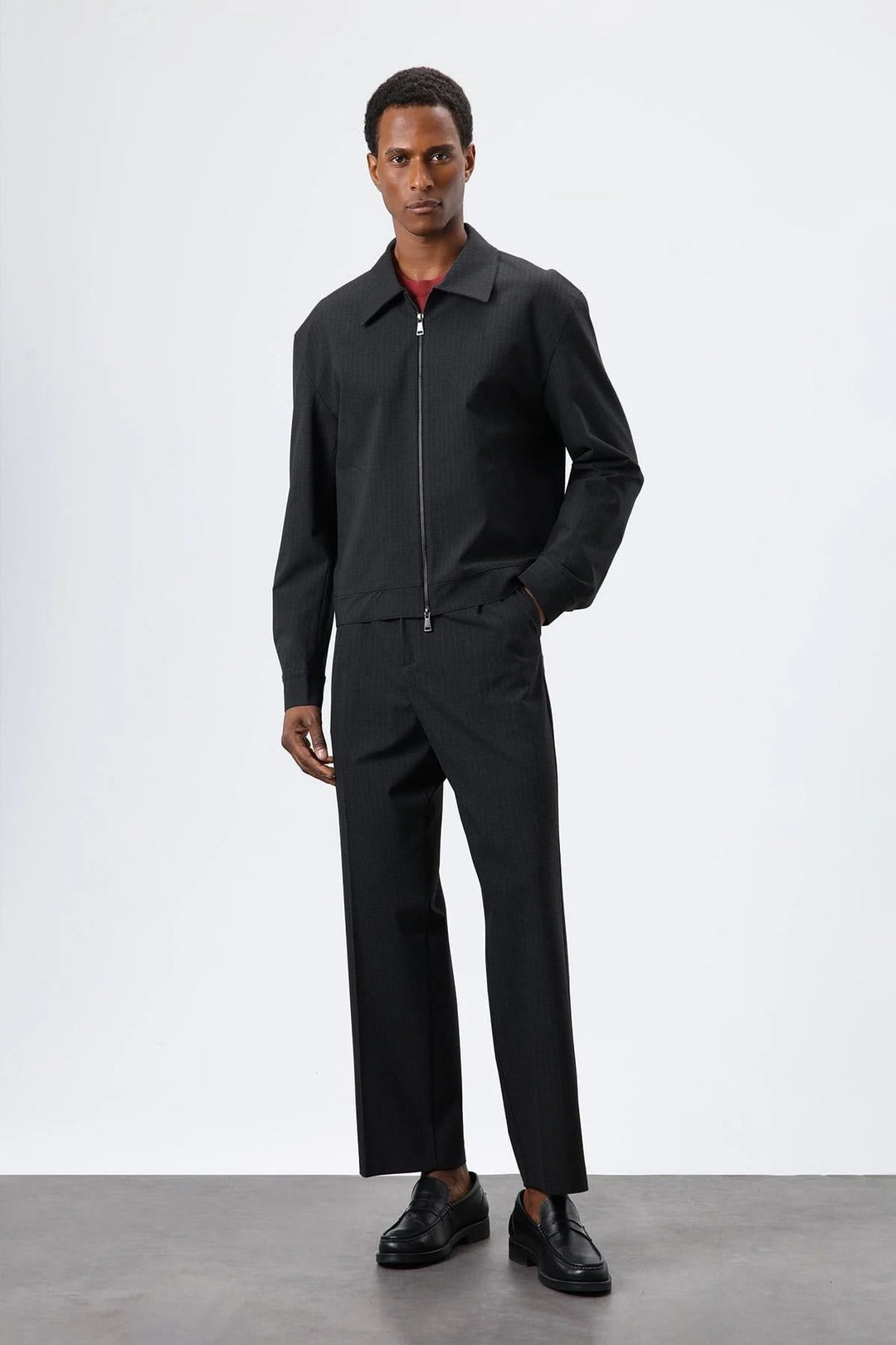 ANT Striped Seasonal Men's Coat - Dunkerque