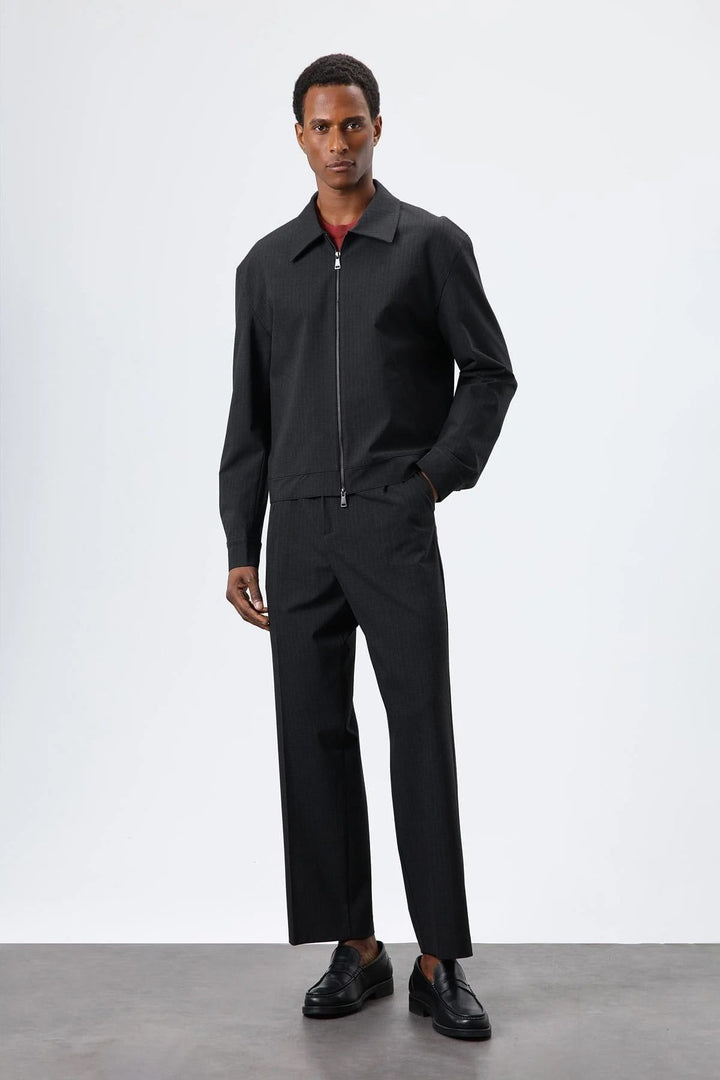 ANT Striped Seasonal Men's Coat - Dunkerque