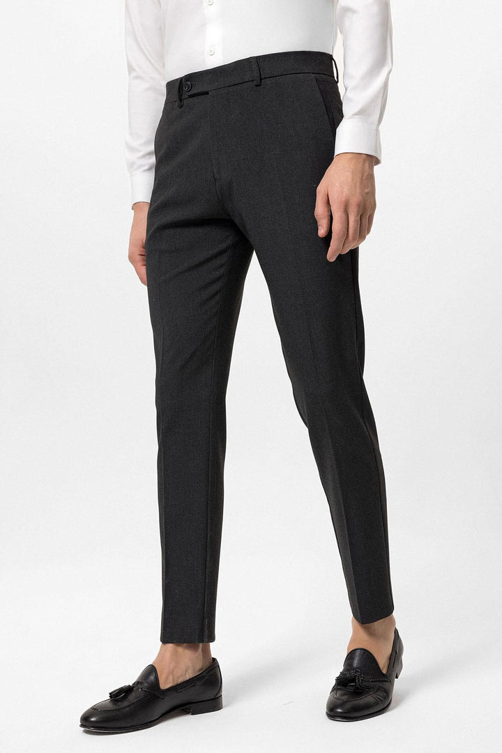ANT Antioch Anthracite Men's Fabric Trousers - Erkrath