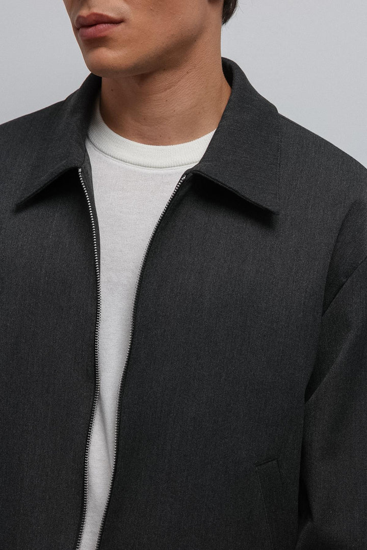 ANT Antioch Anthracite Seasonal Men's Jacket with Zipper - Bedford