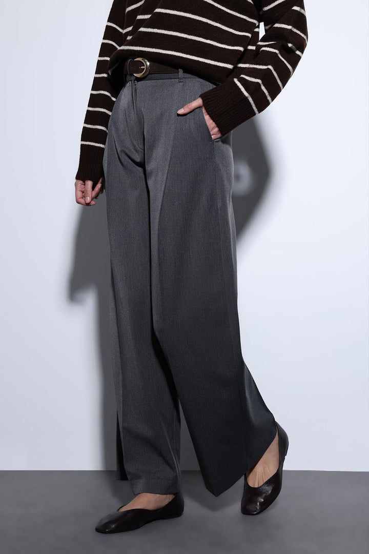 ANT Antioch Anthracite Wide Leg Women's Pants - Midwest City