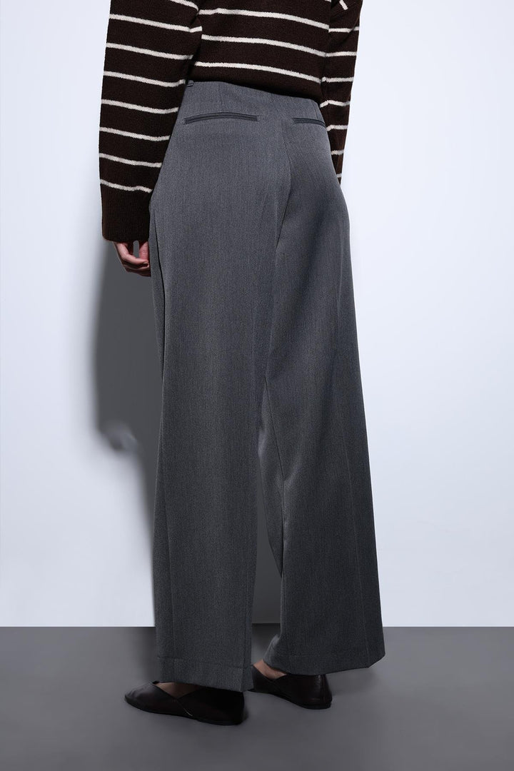 ANT Antioch Anthracite Wide Leg Women's Pants - Midwest City