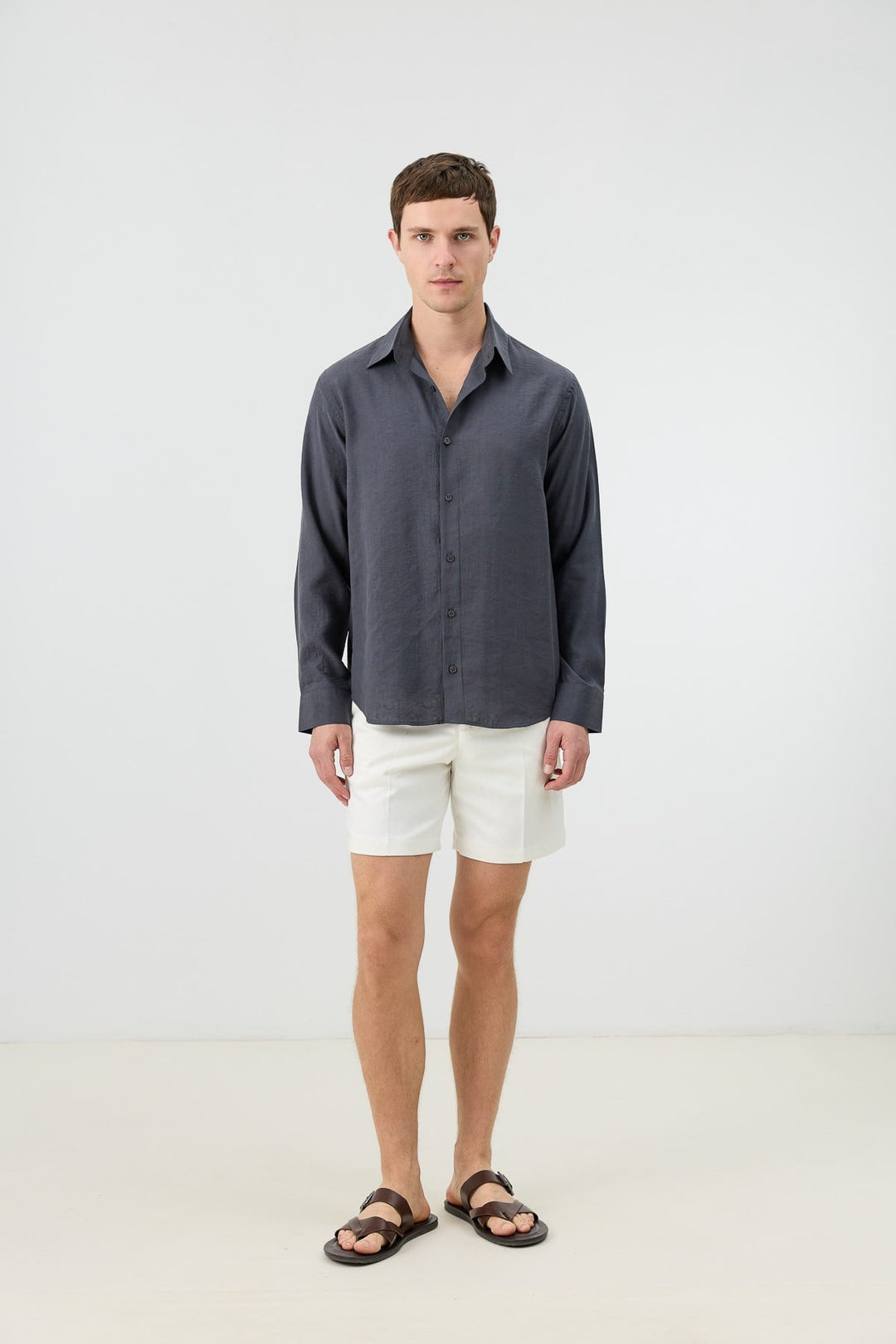 ANT Men's Patterned Shirt with Modal Blend - Oberhausen