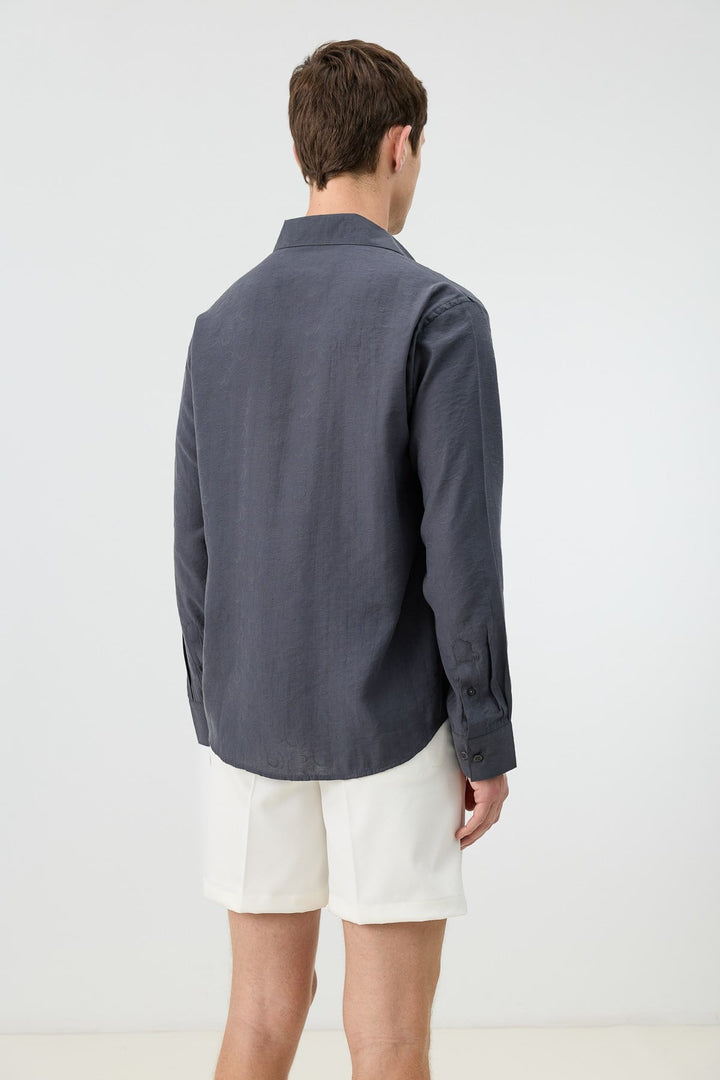 ANT Men's Patterned Shirt with Modal Blend - Oberhausen