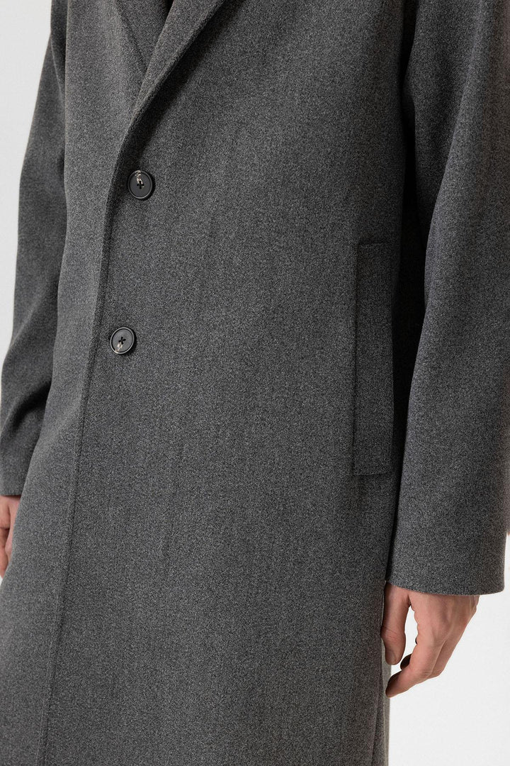 ANT Antioch Antrasit Oversize Erkek Kaban - Zacatelco
