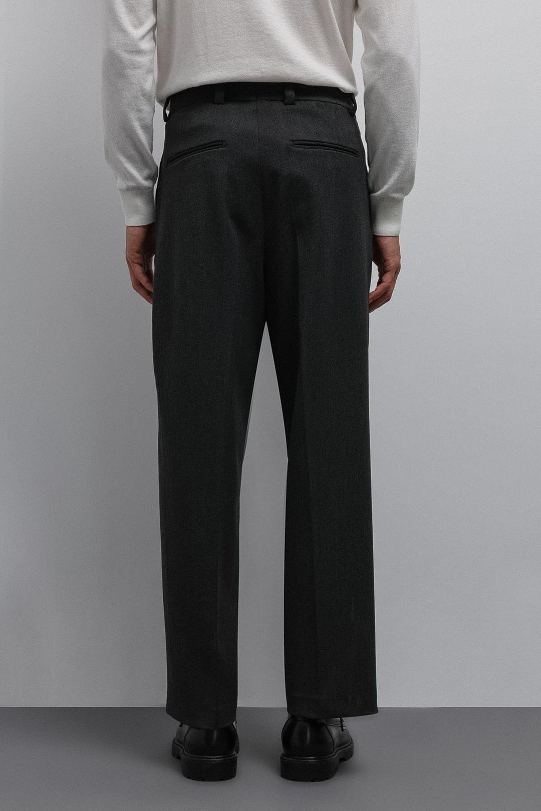 ANT Antioch Antrasit Relax Fit Baggy Pilili Erkek Pantolon - Alameda