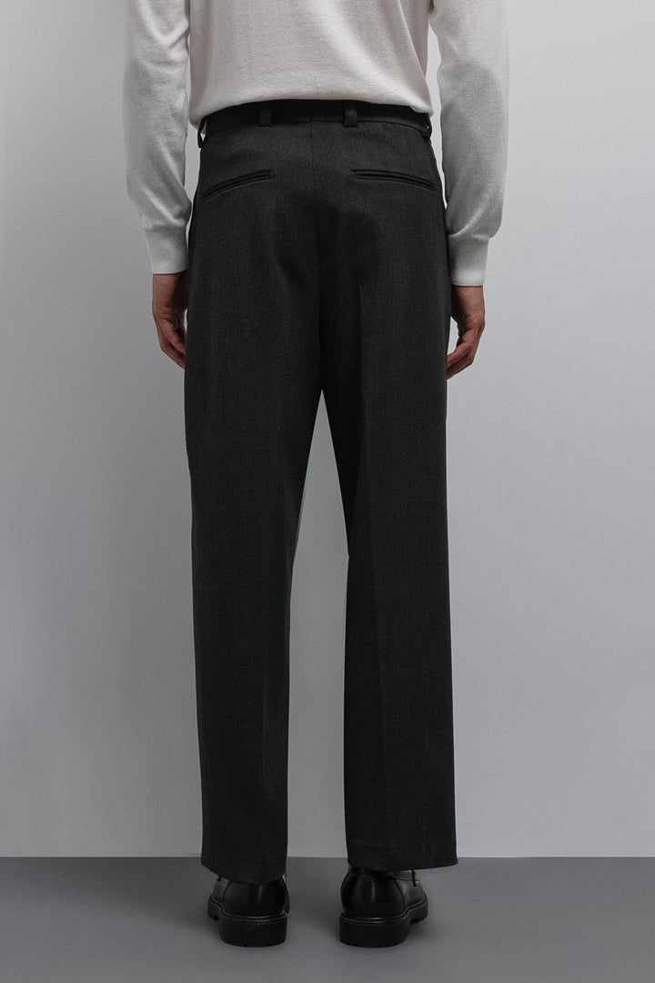 ANT Antioch Antrasit Relax Fit Baggy Pilili Erkek Pantolon - Alameda