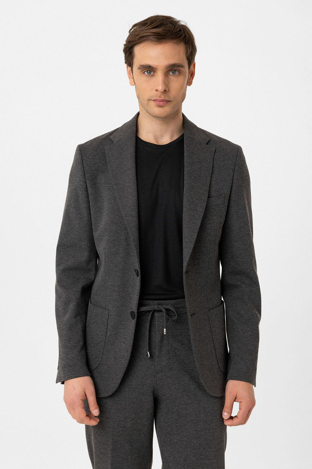 ANT Antioch Anthracite Slim Fit Comfort Men's Suit - Kalamáta