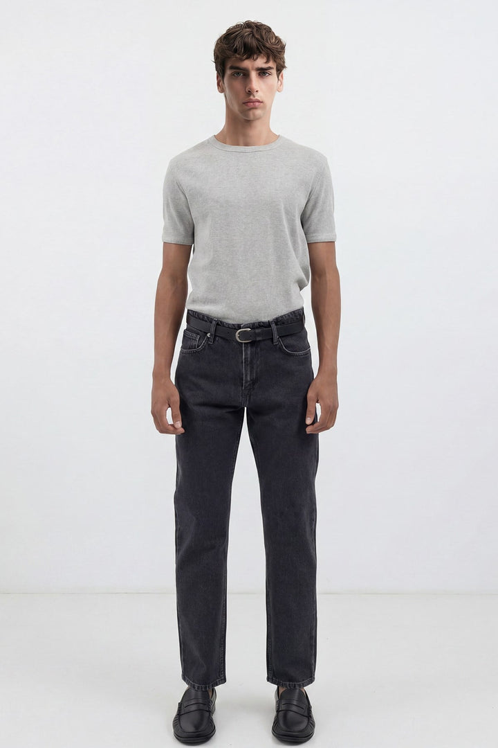 ANT Antioch Antrasit Straight Fit Erkek Jean - Mansfield