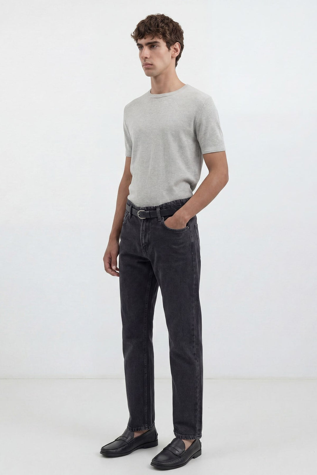 ANT Antioch Antrasit Straight Fit Erkek Jean - Mansfield