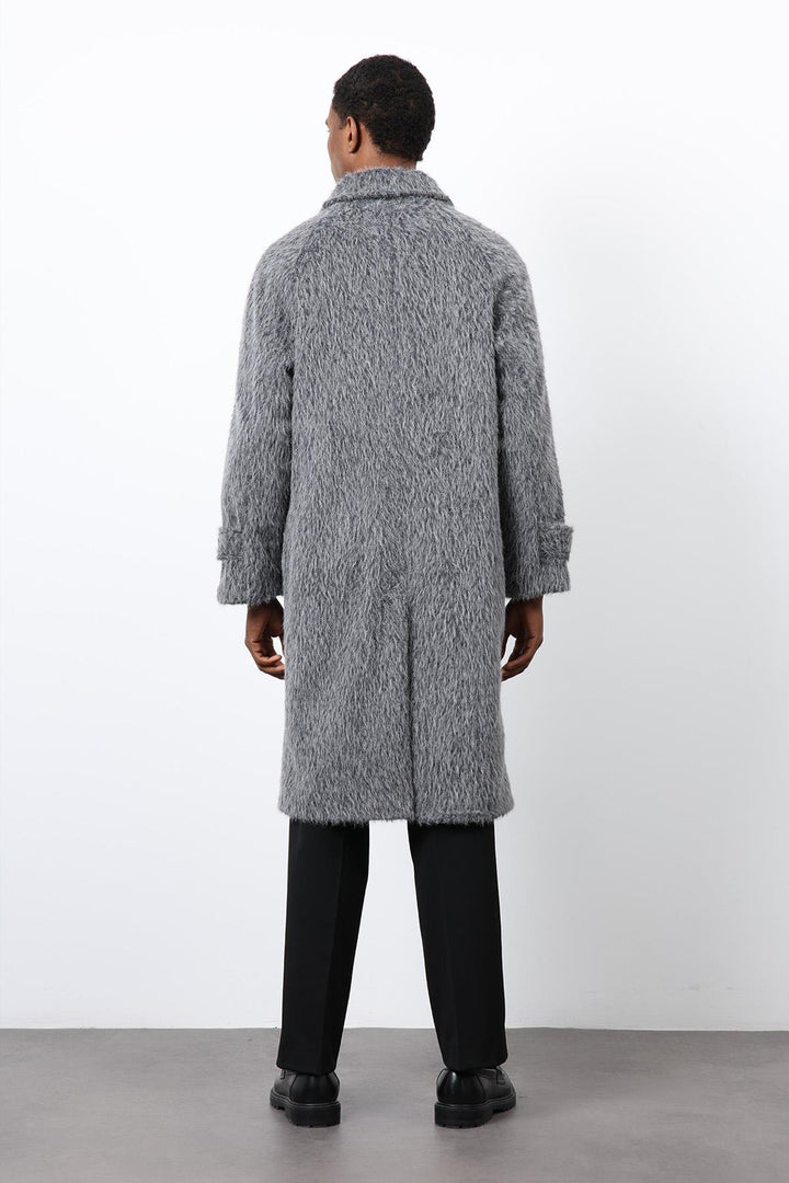 ANT Antioch Anthracite Faux Fur Men's Coat - Lower Paxton