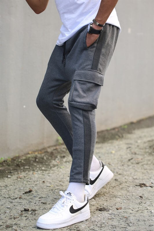 MDX Anthracite Side Pocket Basic Sweatpants 4801 - Grand Junction