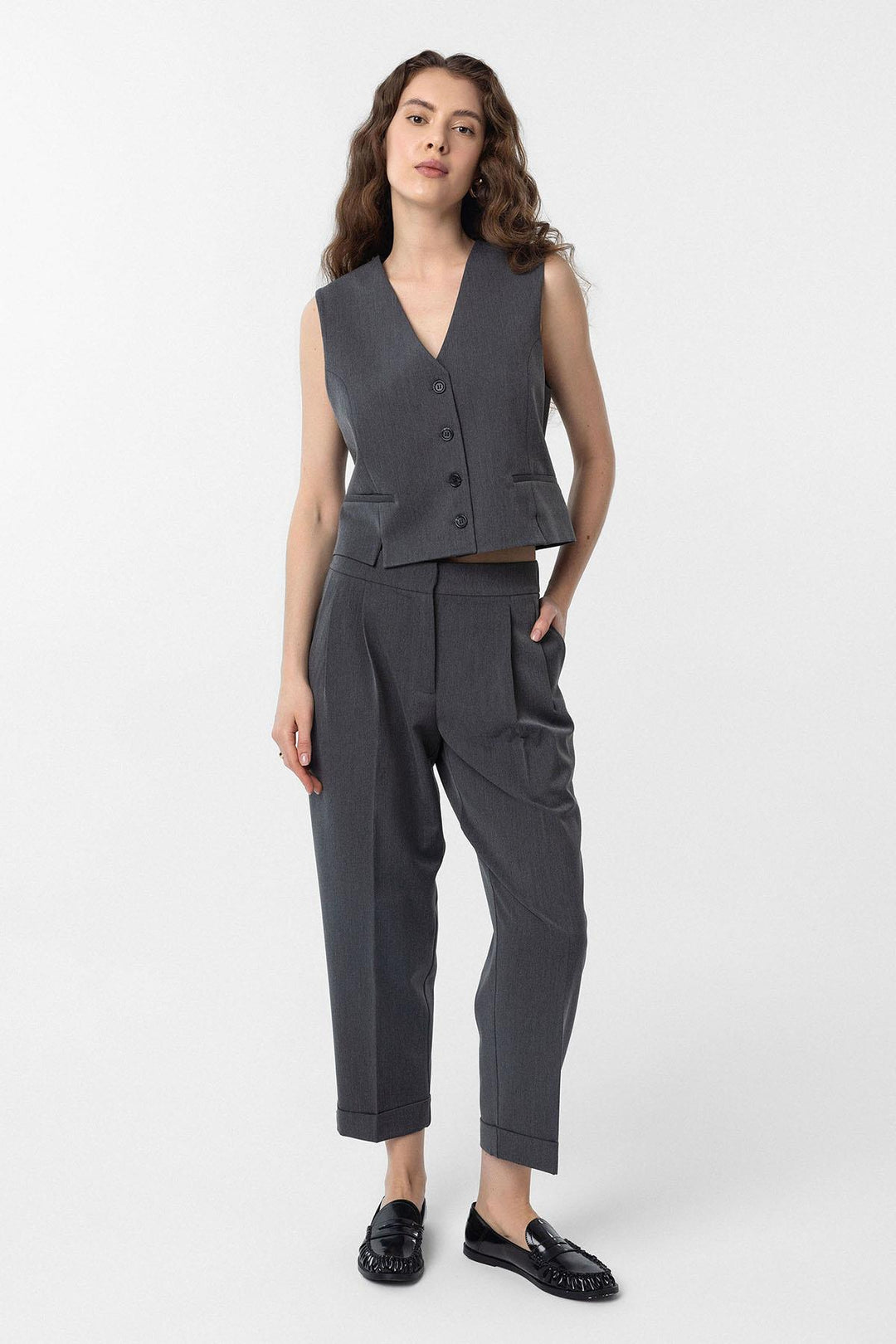 ANT Antioch Anthracite Slit Women's Vest - East Lansing