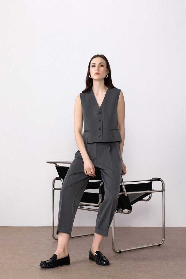 ANT Antioch Anthracite Slit Women's Vest - East Lansing