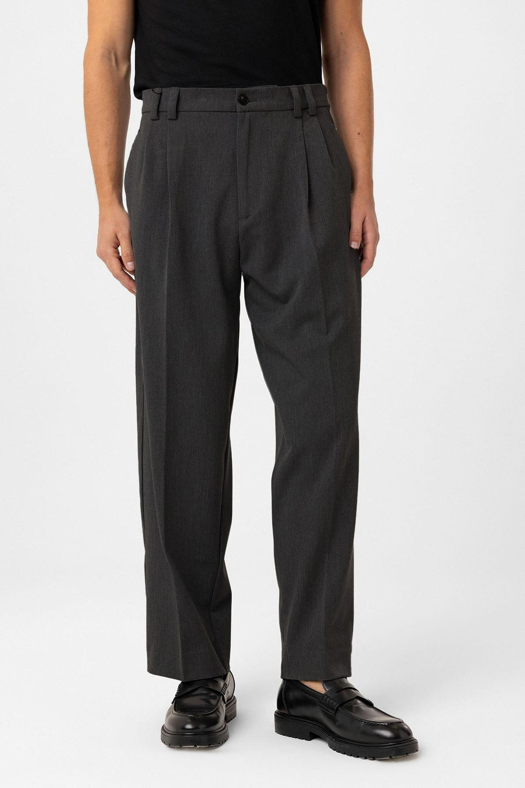 ANT Yüksel Bel Relax Fit Pleated Men's Pants - Santa Cruz