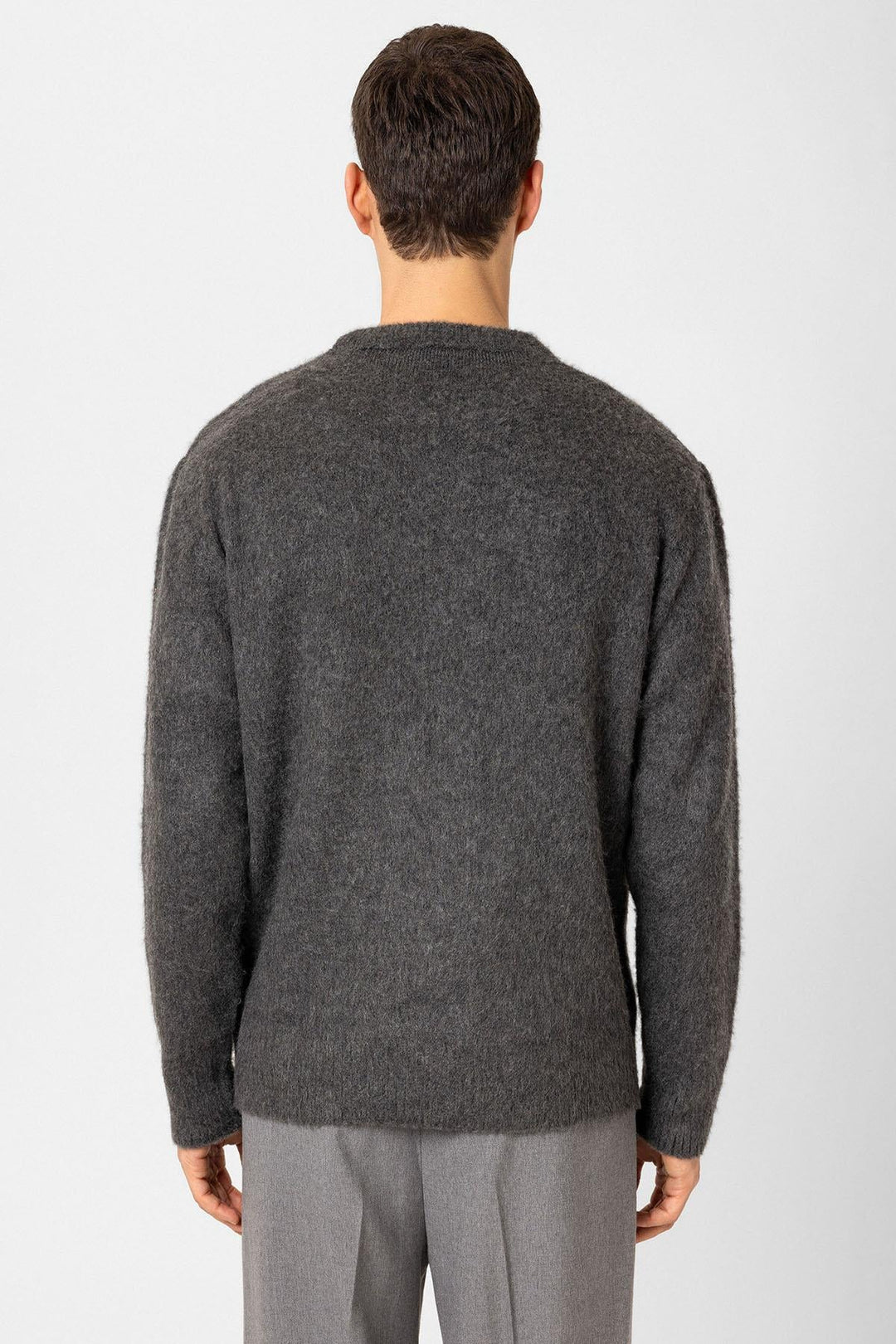 ANT Antioch Anthracite Wool-Look Men's Sweater - Dover